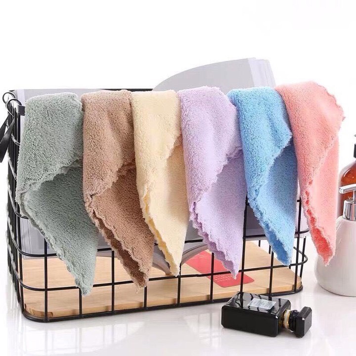 Khăn mặt lông mịn xuất Hàn 30x50cm