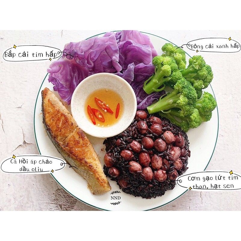 Gạo Lứt Tím Thảo Dược 1kg 2c Mart