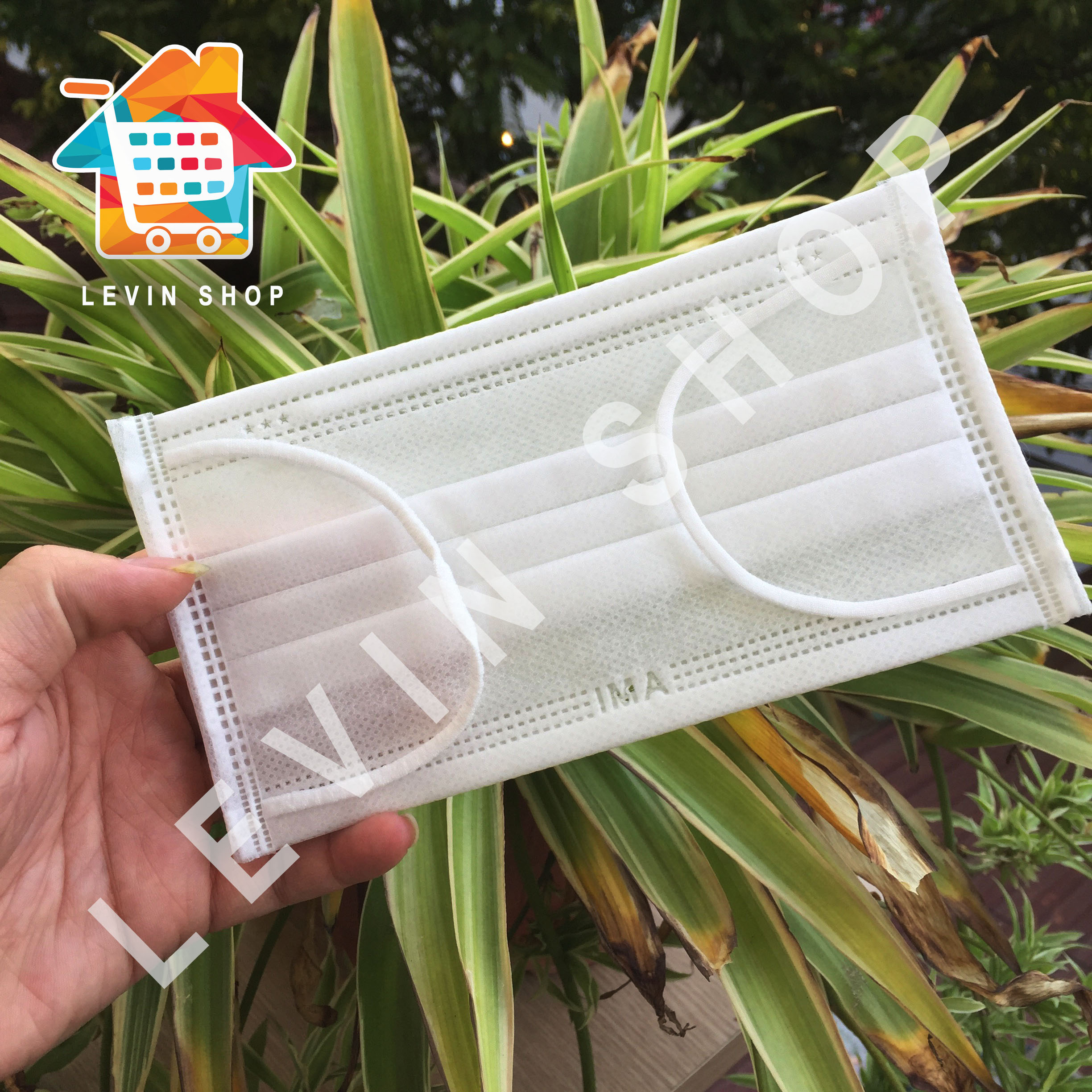 [Hộp 50 chiếc] [4 lớp] [Màu trắng] Khẩu trang y tế Ami