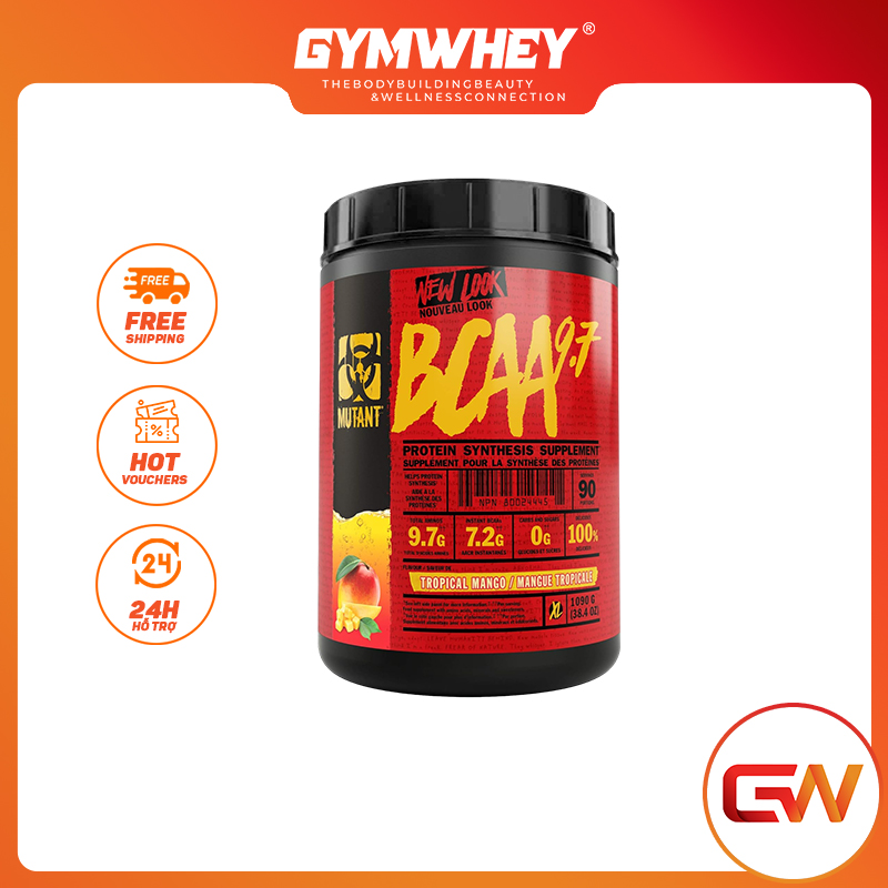 Chống Dị Hóa Cơ MUTANT BCAA 9.7 (90 Lần Dùng) - TỪ Châu Âu