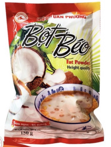 Bột béo gói 150g loại tuấn phương, taiky, ....