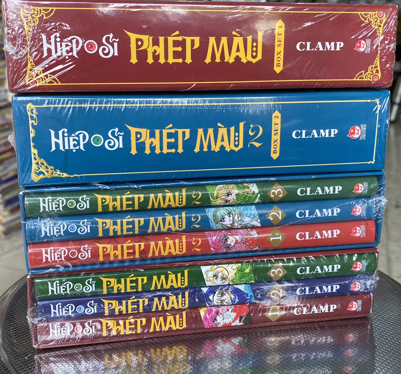 BOXSET HIỆP SĨ CÓ PHÉP MÀU(CLAMP)-6TẬP(END)
