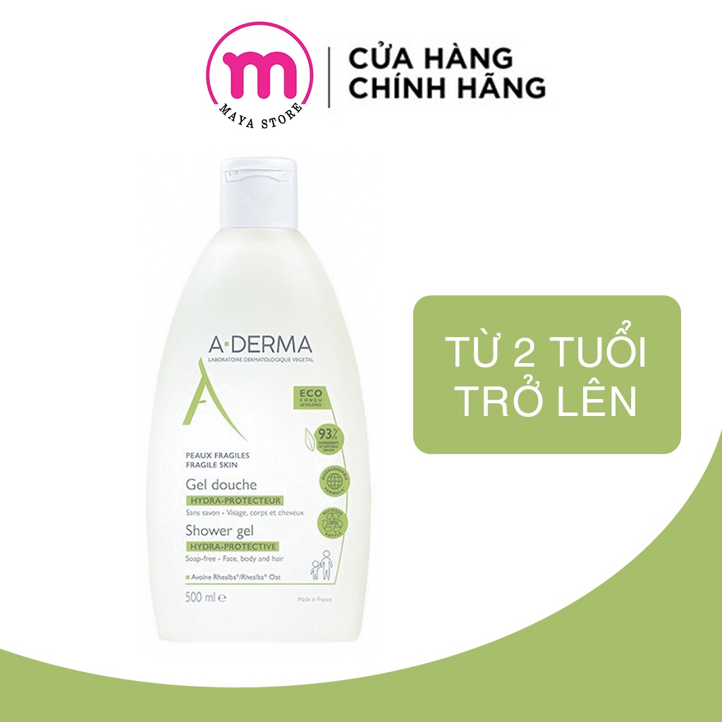 Sữa tắm aderma giảm mụn lưng 500ml