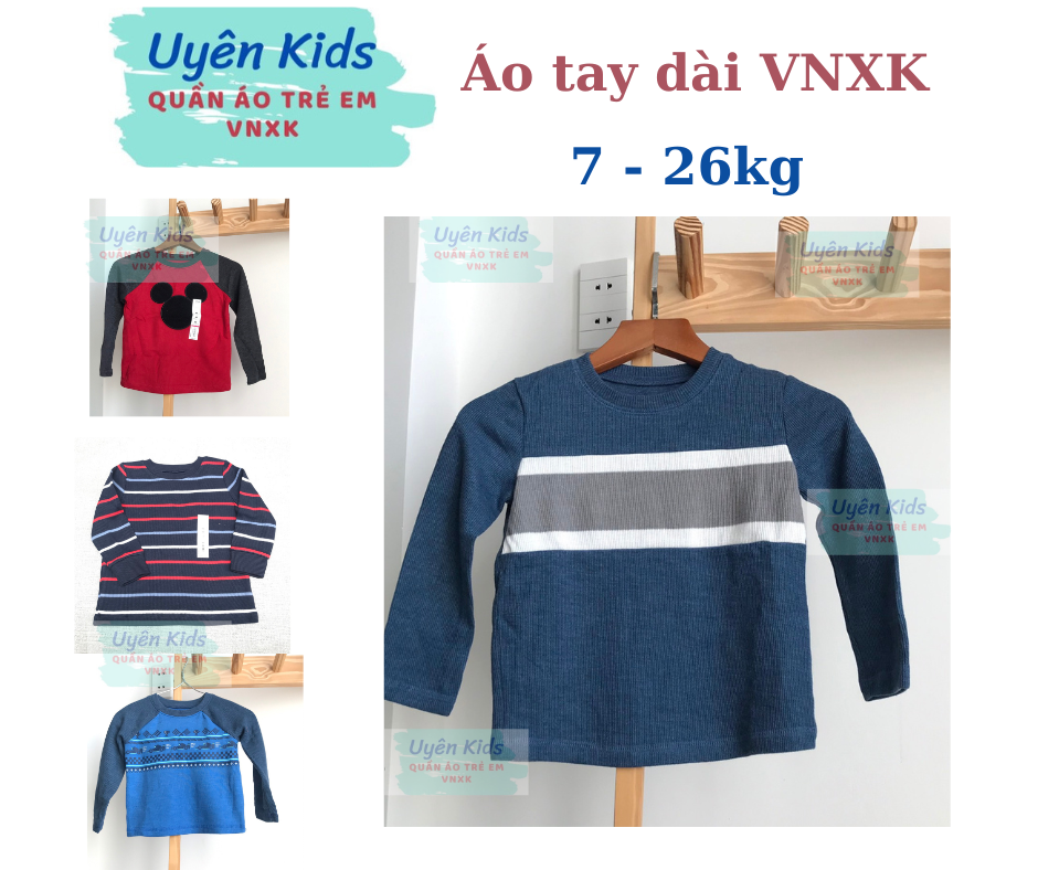 Áo tay dài Jumping VNXK bé trai bé gái
