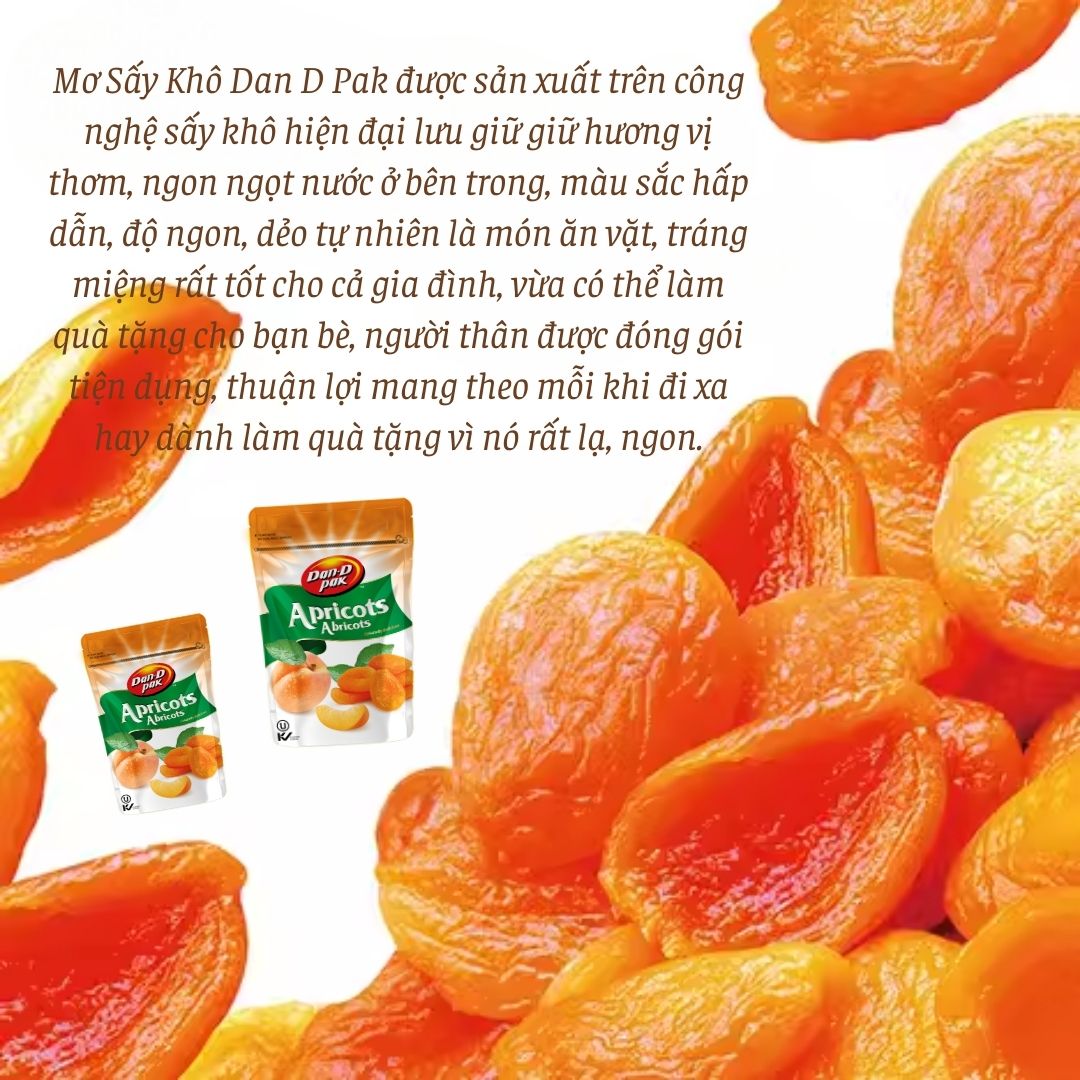 [Chính hãng] Mơ Khô 380g Dan D Pak