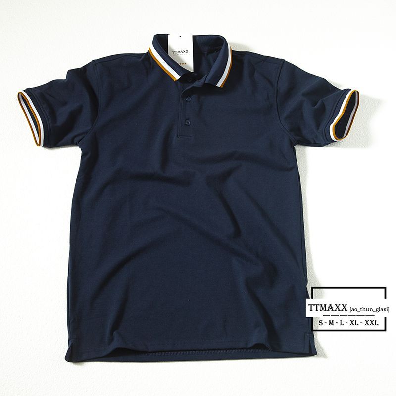 [HCM]Áo Thun Nam Polo Cá Sấu Coton Mịn Mát Chất Vnxk