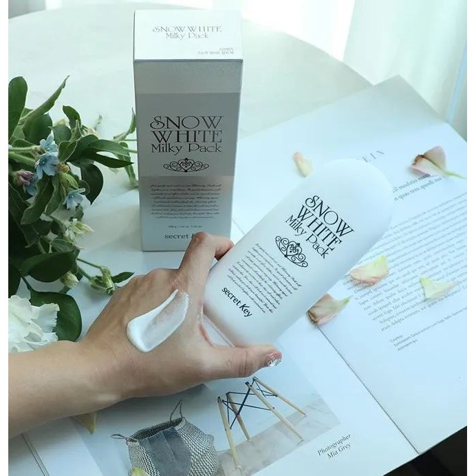 Kem Ủ Trắng Secret Key Snow White Milky Pack (200ml)