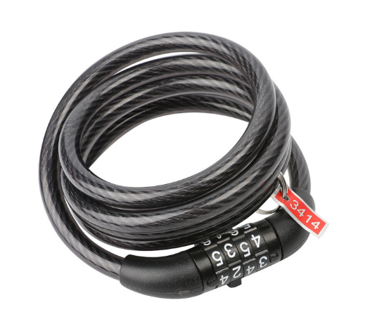 Khóa dây xe đạp chống trộm mật mã 4 số
