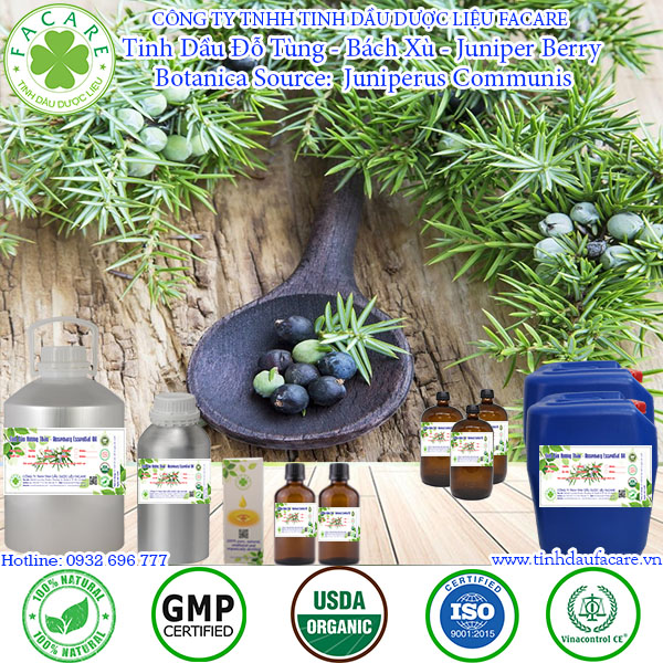 Tinh Dầu Đỗ Tùng (Bách Xù) - Juniper Berry essential oil - 10ml