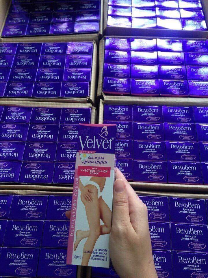 TẨY LÔNG VELVET NGA 100ML