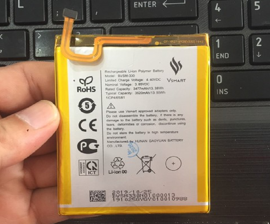 [Hàng chuẩn] Pin VSmart Star 3 BVSM-330 bảo hành đổi mới