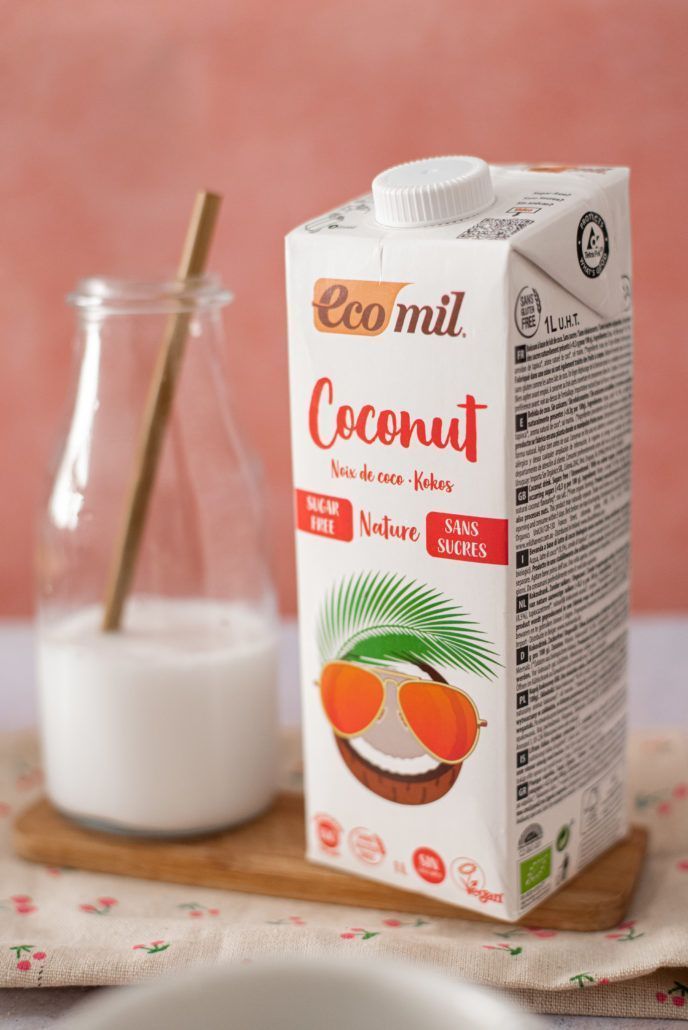 Sữa Dừa Không Đường Hữu Cơ Ecomil 1L