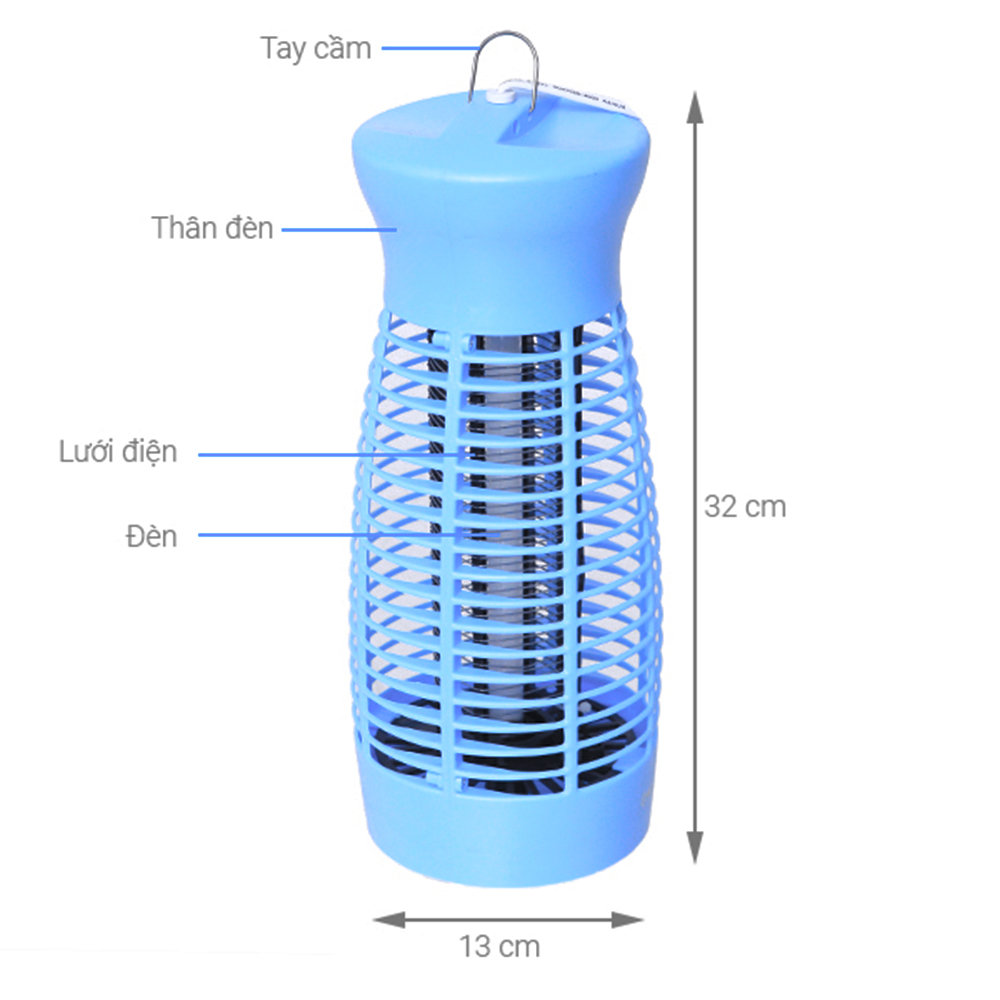 Đèn bắt muỗi COMET CM069,  đèn phát tia UV thu hút diệt muỗi hiệu quả, vô hại với cơ thể người ,bảo hành 6 tháng 1 đổi mới 1
