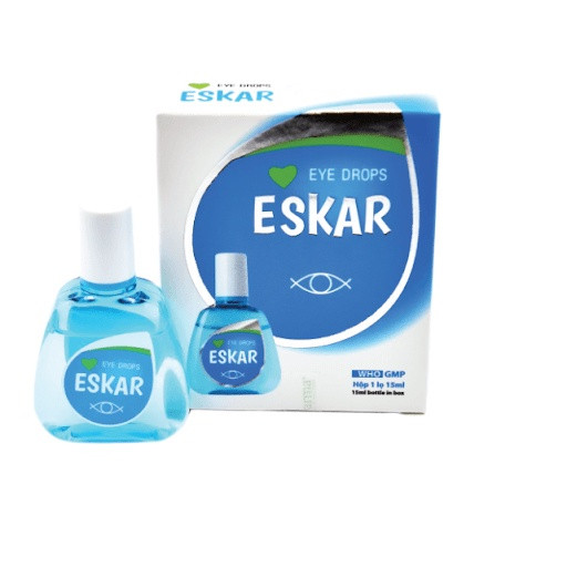 Dung dịch nhỏ mắt Eskar lọ 15ml.