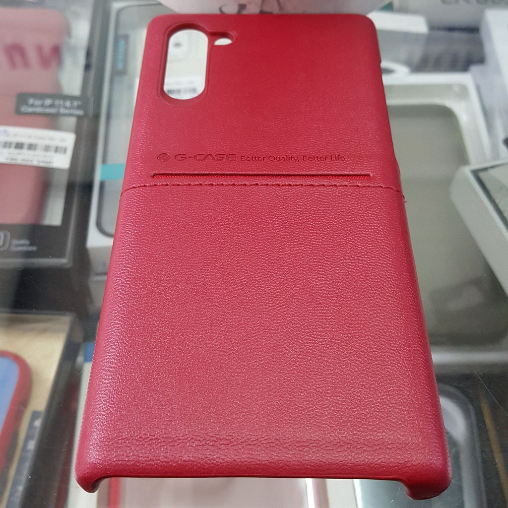 Ốp lưng samsung note 10 da g-case, ốp lưng da note 10 g-case.