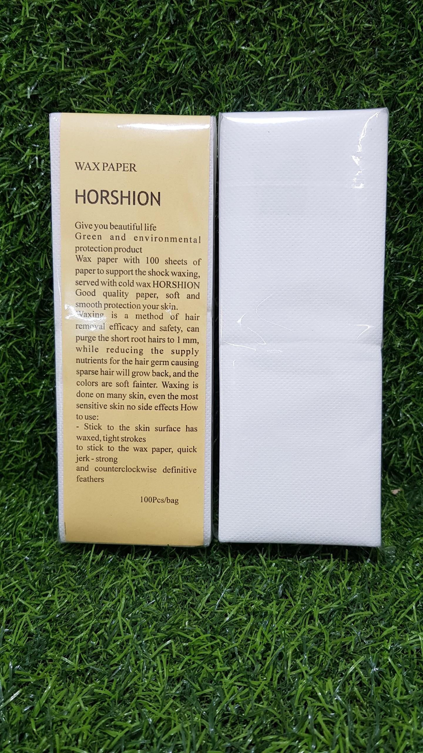 [HCM]Giấy wax lông Horshion 100 tờ