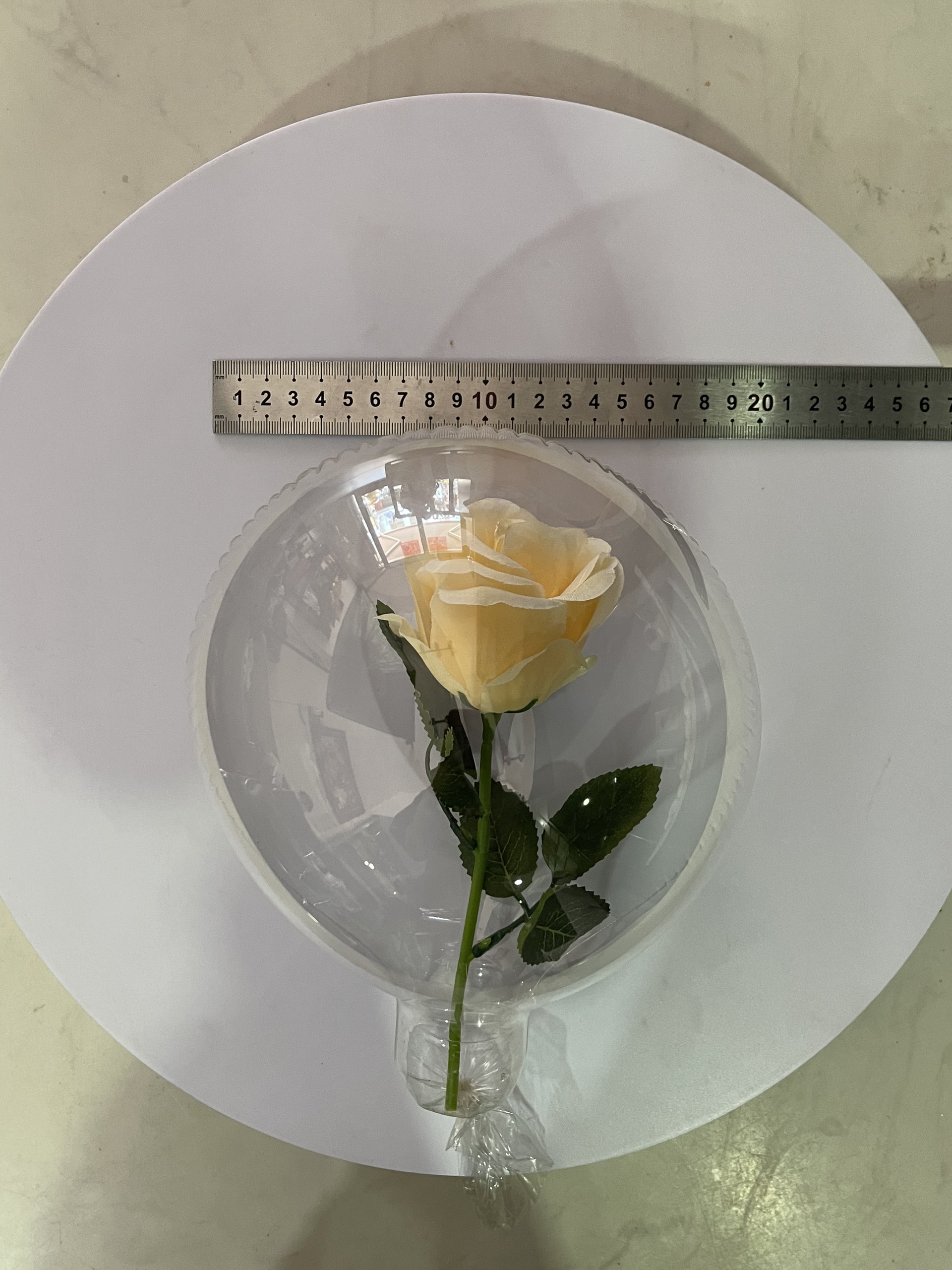 Set Bong Bóng Hoa Hồng DIY (Đèn Led)