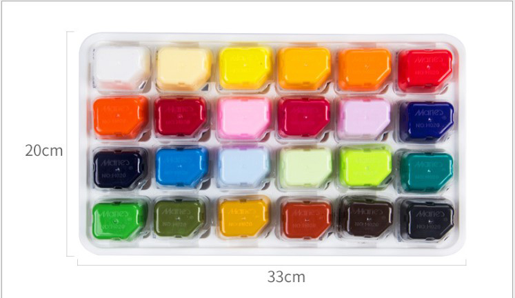 Màu Gouache Marie's dạng thạch (viên 30ml)