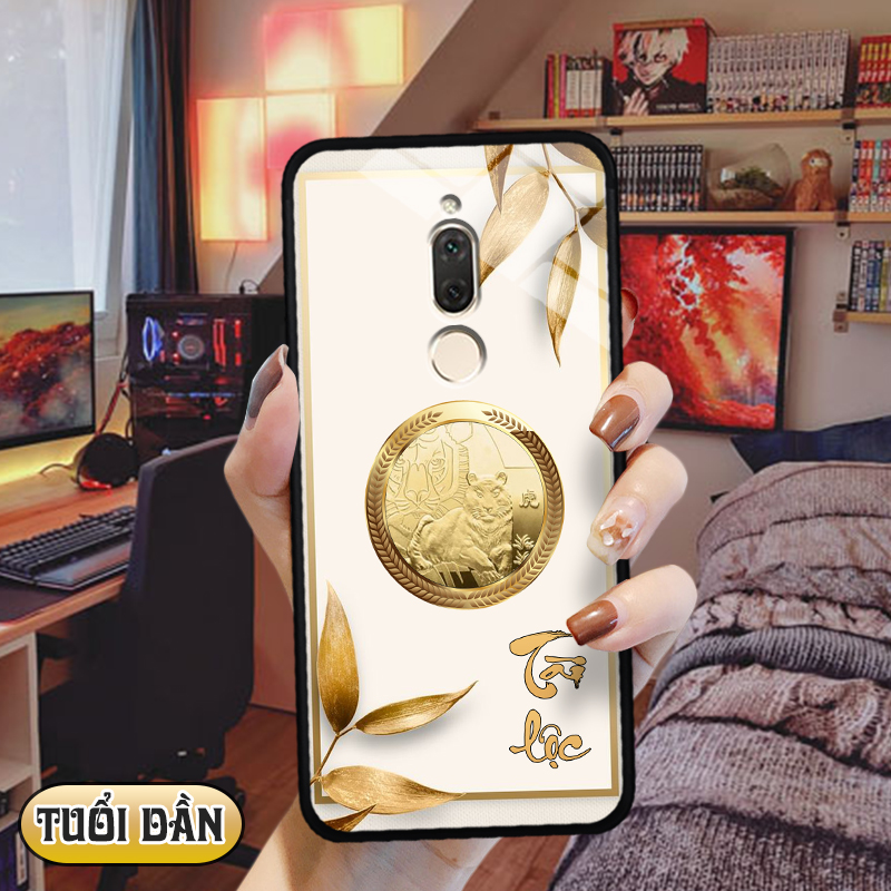 Ốp lưng kính 12 con giáp cho Huawei Nova 2i