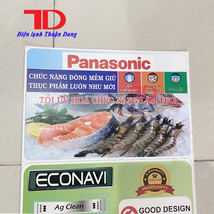 Tem dán tủ lạnh Panasonic, Tem tủ lạnh - Điện Lạnh Thuận Dung