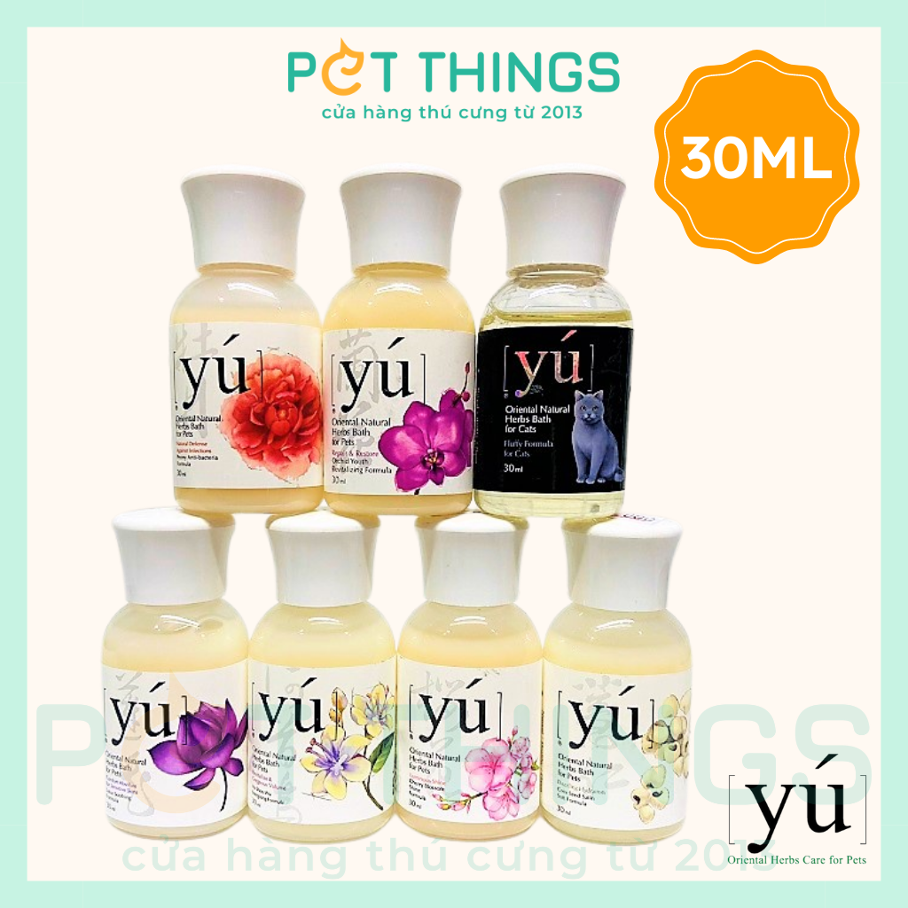 SỮA TẮM YÚ 30ML/400ML CHO CHÓ MÈO
