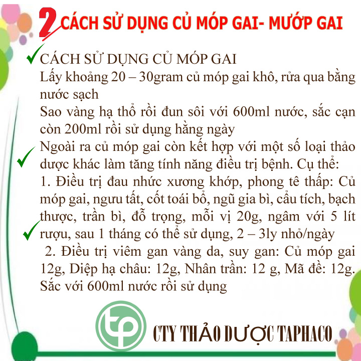 Móp gai khô 500g - Tấn Phát - Chuyên dùng để pha trà hỗ trợ thanh nhiệt và giải độc cực kỳ hiệu quả
