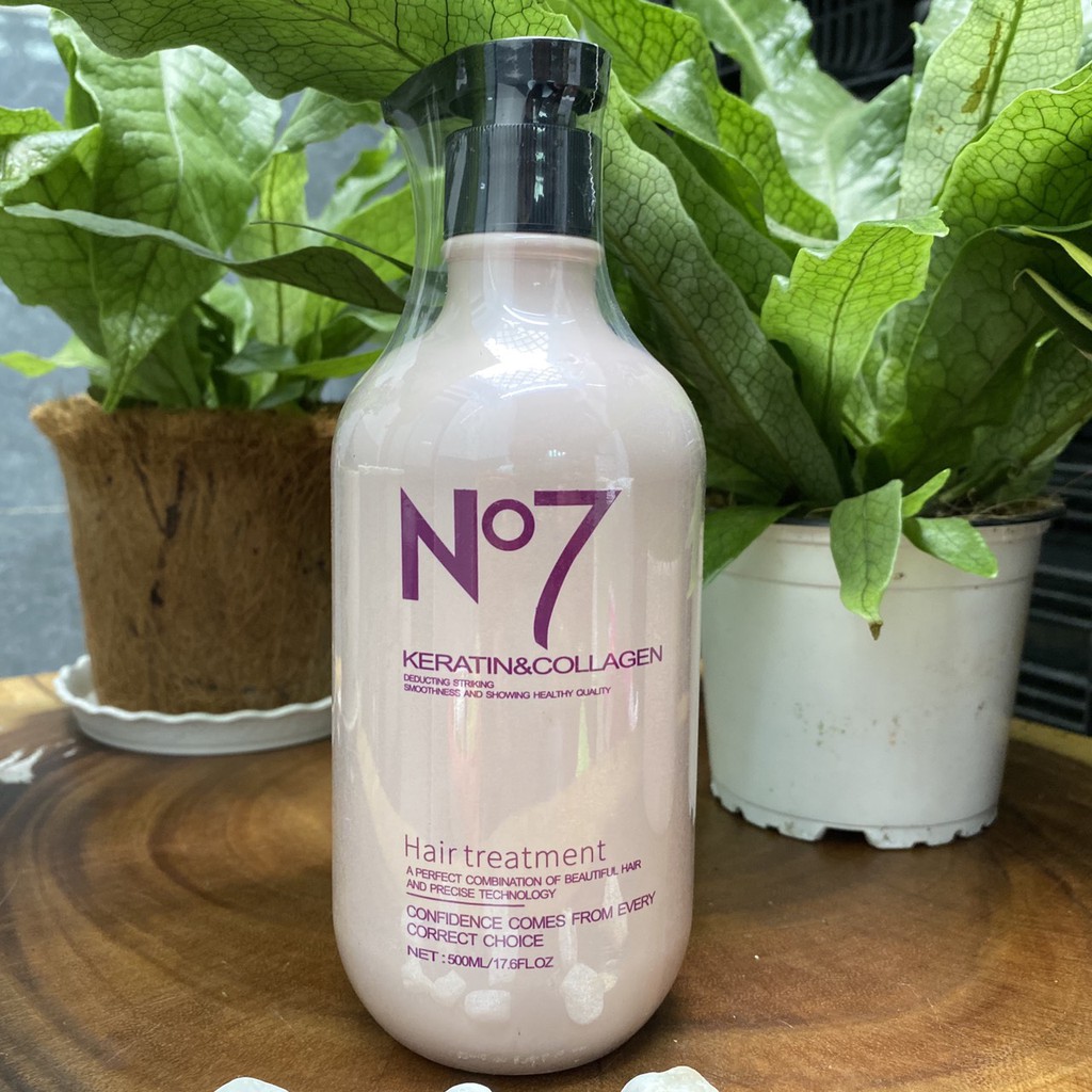 Kem ủ tóc phục hồi N7 Keratin Protein mềm mượt 500ml