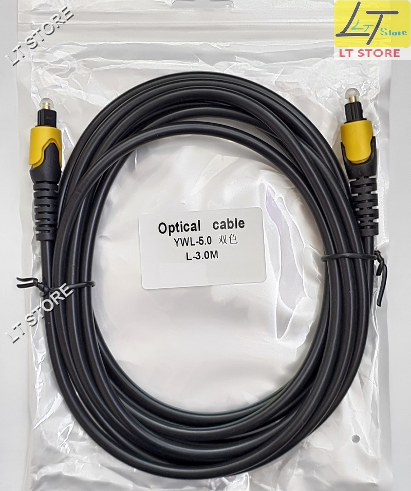 [HCM]Cáp âm thanh quang Optical dài 3M cao cấp (dây optical)