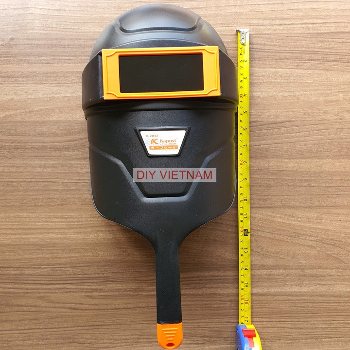 Mặt nạ hàn điện tử cầm tay đen kapusi k-2032