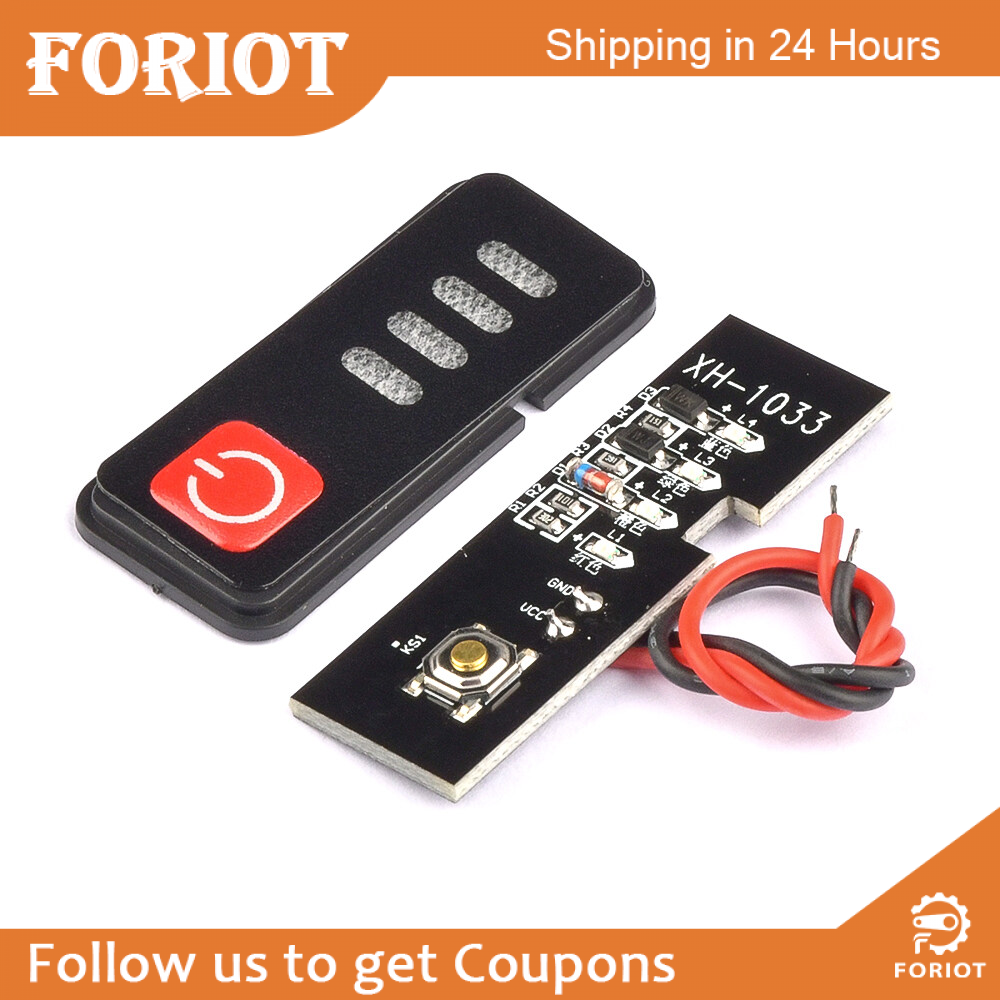 Foriot 5S 18V 21V Battery Capacity Indicator Module with Power Display and Battery Shell Battery Level Indicator Tester LED Display for 5S