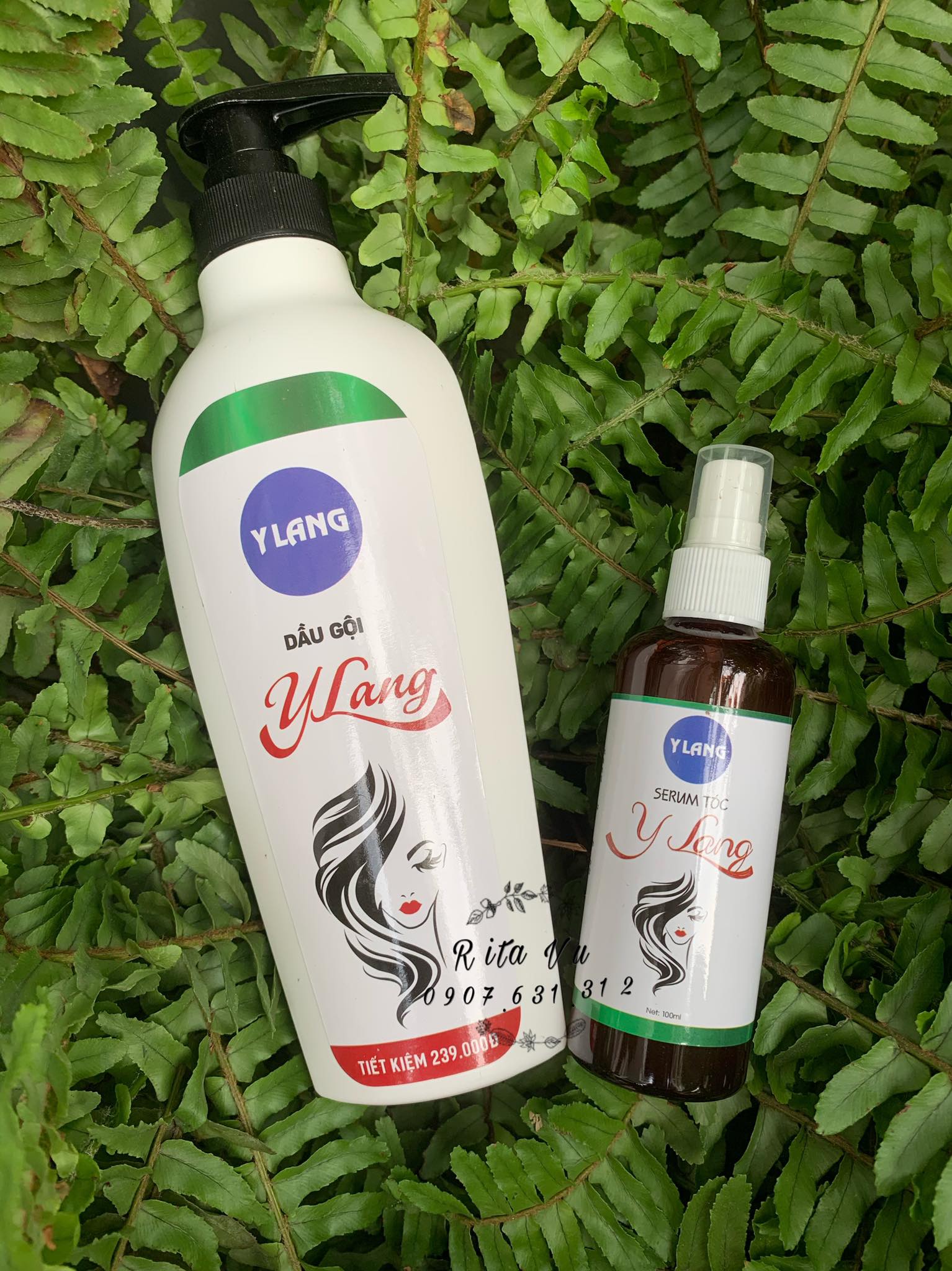 [HCM]Combo dầu gội 450ml + serum ngăn rụng - kích thích mọc tóc 100ml Y Lang