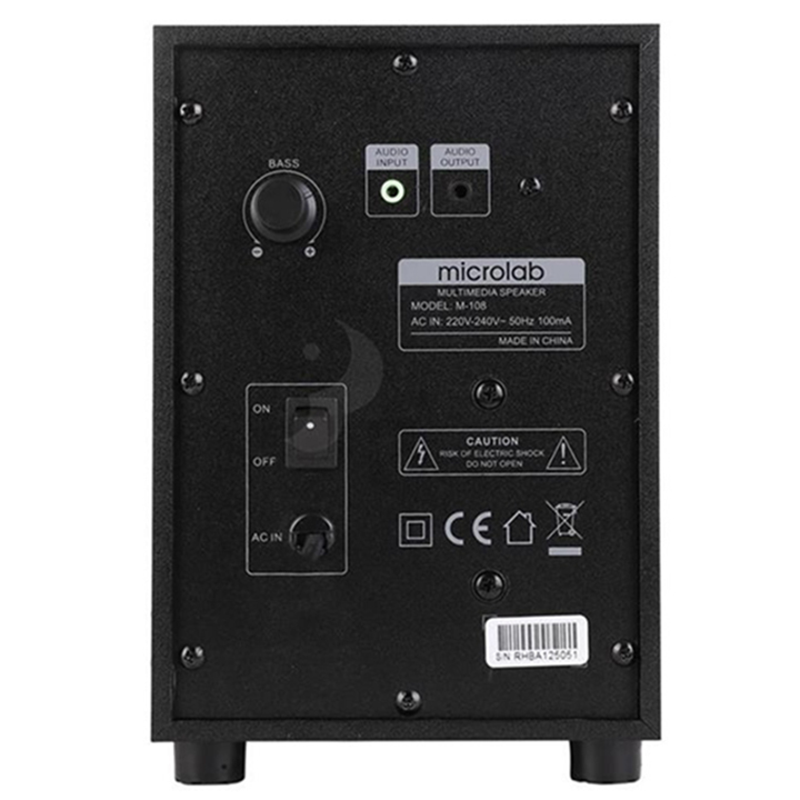 Loa MICROLAB M-108 chỉnh Bass được M108