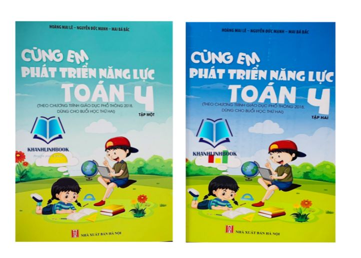 Sách - Combo cùng em phát triển năng lực toán 4 - tập 1 + 2
