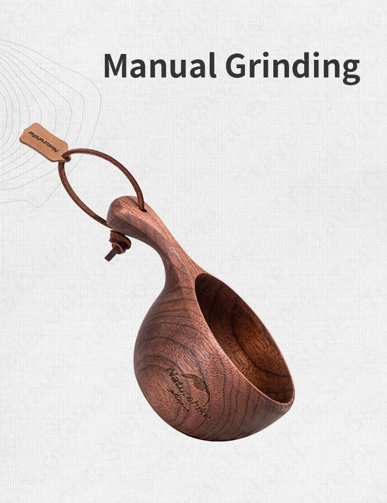 Cốc gỗ Glamping Walnut Cup Naturehike NH20SJ031