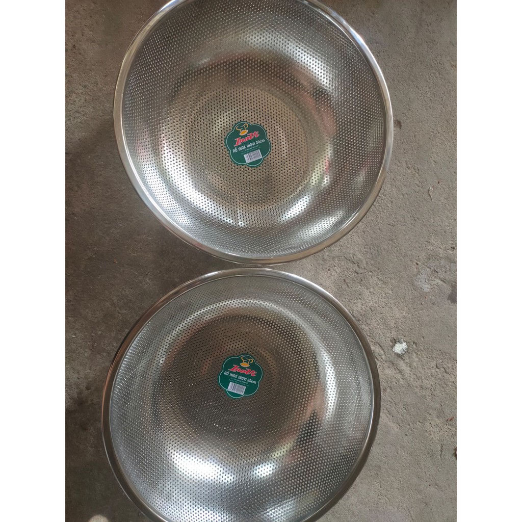 Rổ Inox Dày Nhiều Size Khác Nhau