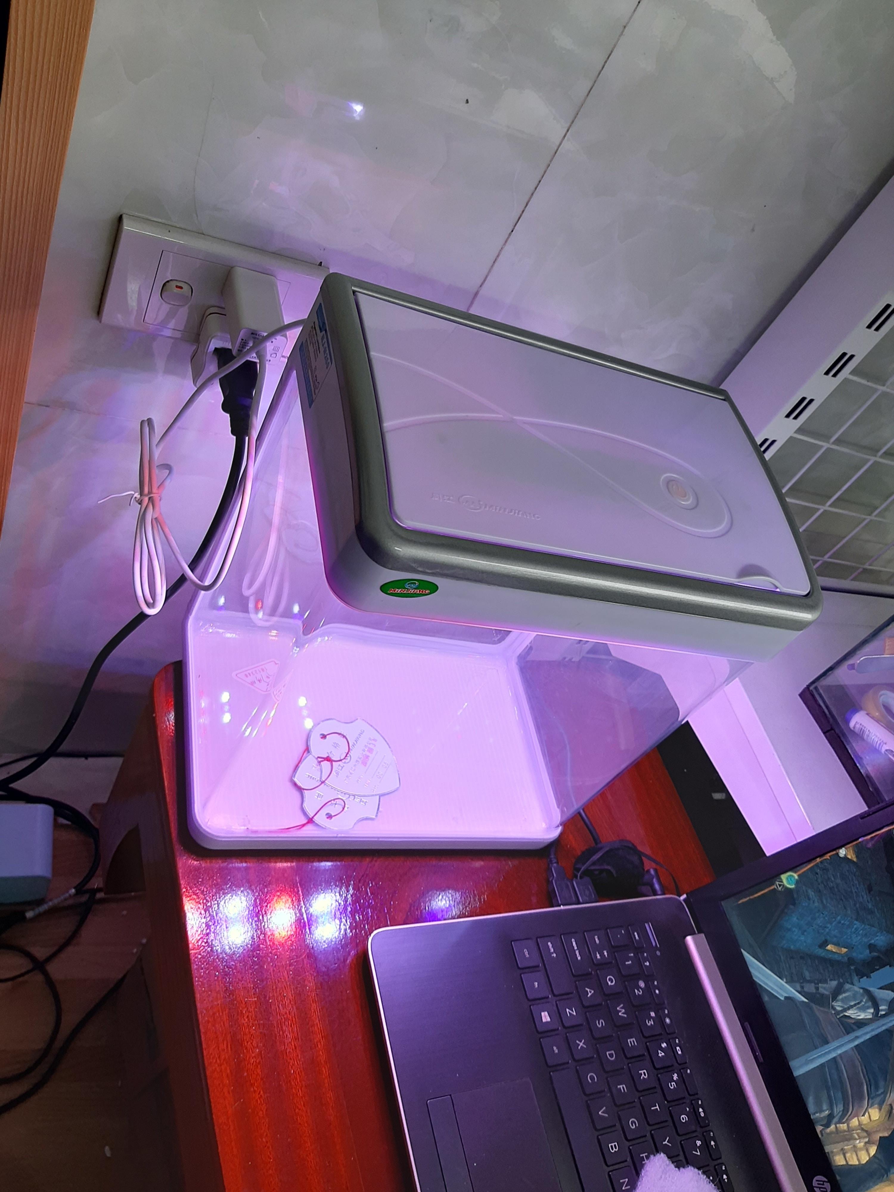 Bể cá mini kính đúc có nắp MJ  -M260 26x17x29 cm