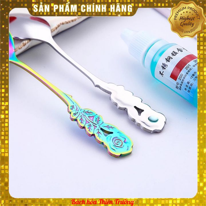 Thìa Cà Phê Hoa Hồng Nhiều Màu Chất Lượng Cao