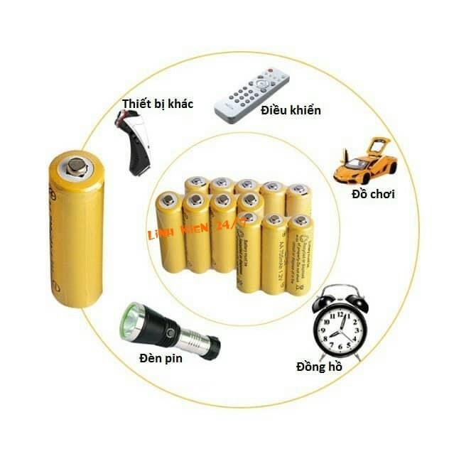 PIN SẠC NI-CD AA 1.2V 700MAH (MỘT ĐÔI)