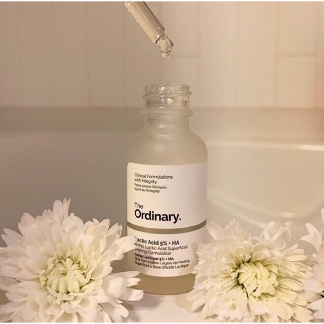 Serum tẩy da chết, mờ thâm The Ordinary Lactic 5% + HA