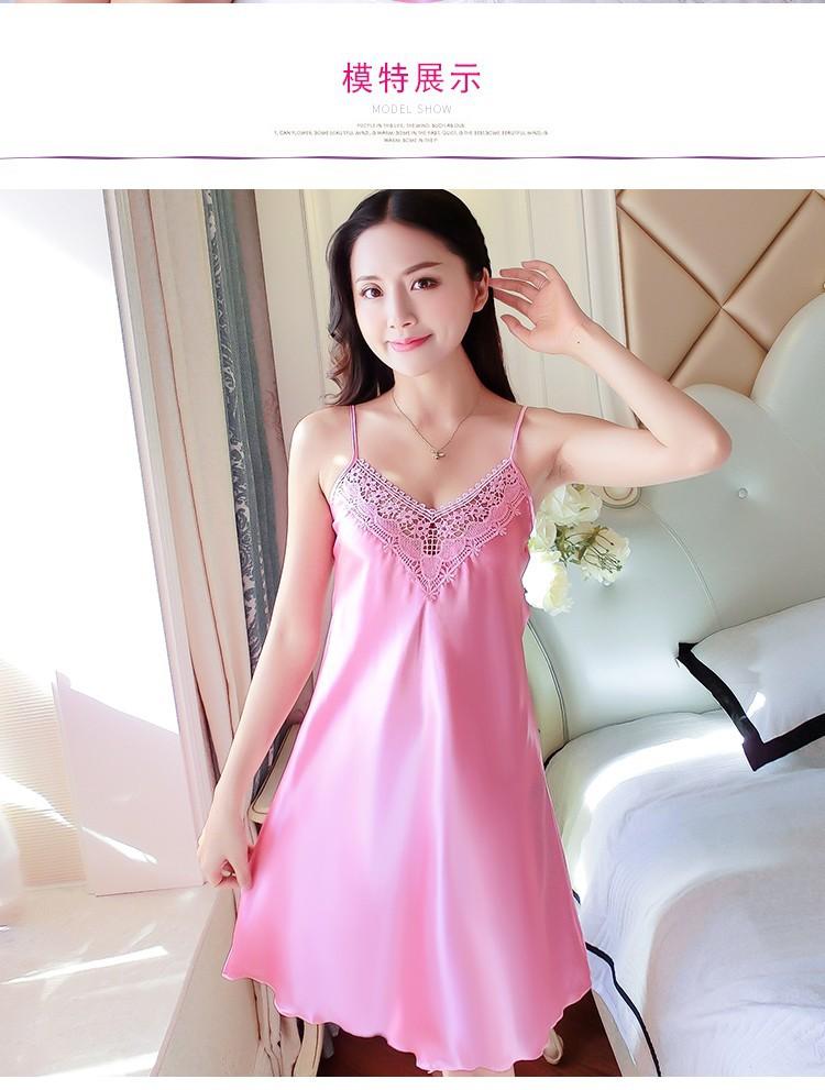 [HCM]Đầm ngủ phi lụa xinh xắn - lindashop
