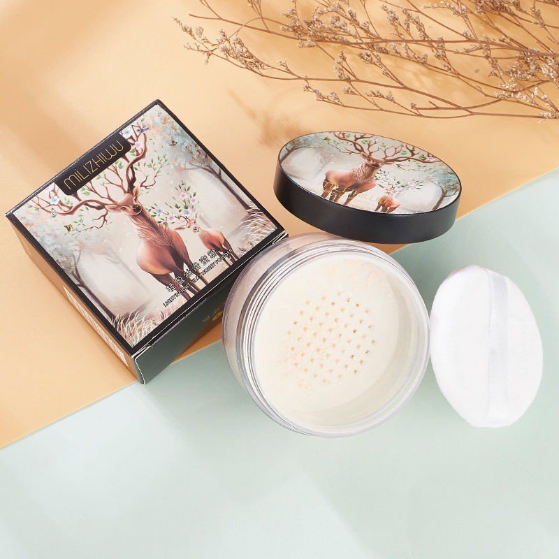 [TẶNG KEM DƯỠNG DA TAY] Phấn phủ bột Milizhiwu - CAVALI - Phấn phủ kiềm dầu bám phấn cực tốt