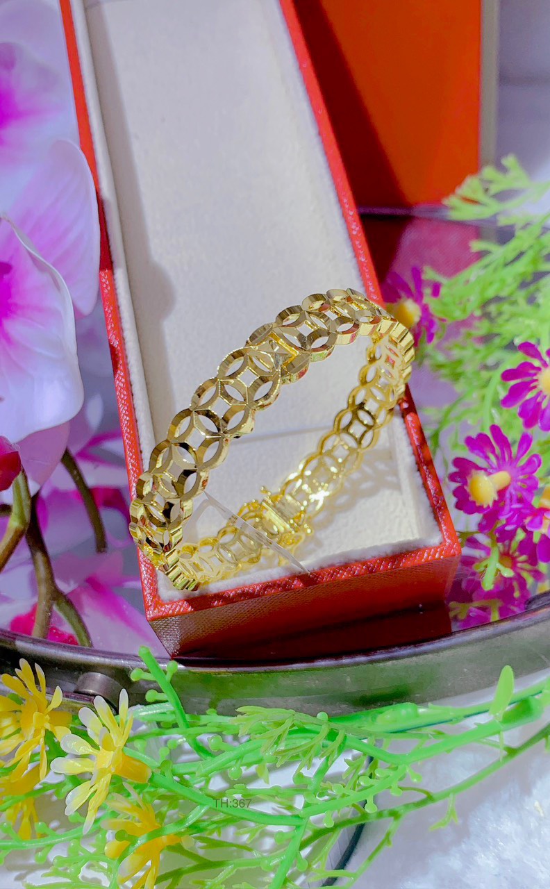 [HCM][Xả Kho Tết] [Vòng Tay Nữ Luxury] HV21194 - Bền Màu - KHÔNG NGỨA - vong tay nu dep vong tay nu vang vòng tay nữ bạc vòng tay nữ giá rẻ vòng tay nữ cá tính vòng tay nữ vàng 18k vòng tay nữ dễ thương vòng tay nữ pnj