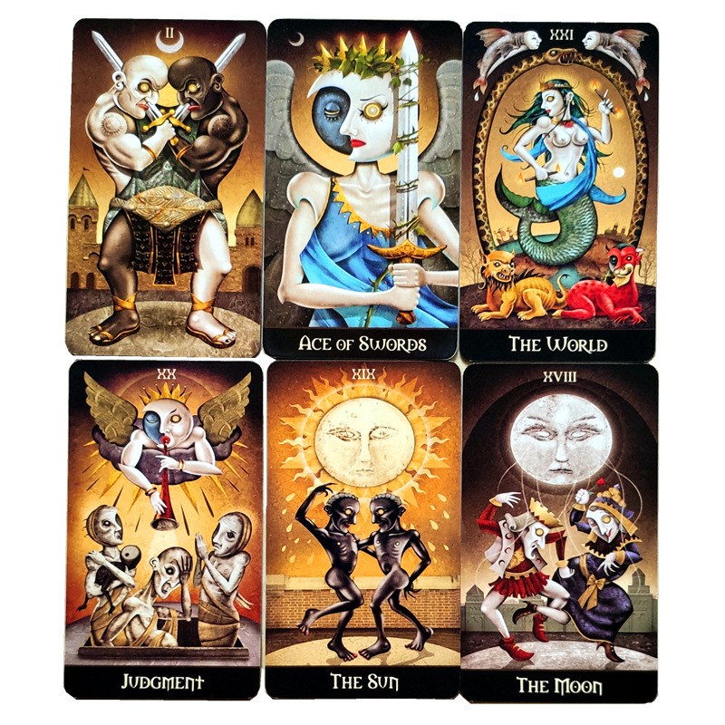 Bộ Bài Deviant Moon Tarot Size Gốc