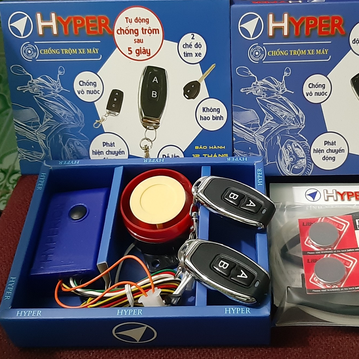 TV33 - HYPER - Khóa chống trộm, chống cướp HYPER MỚI NHẤT