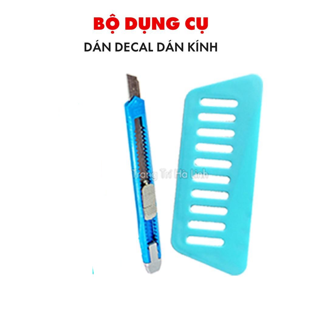 Decal dán kính, giấy dán kính khổ 90cm lá xanh 9929