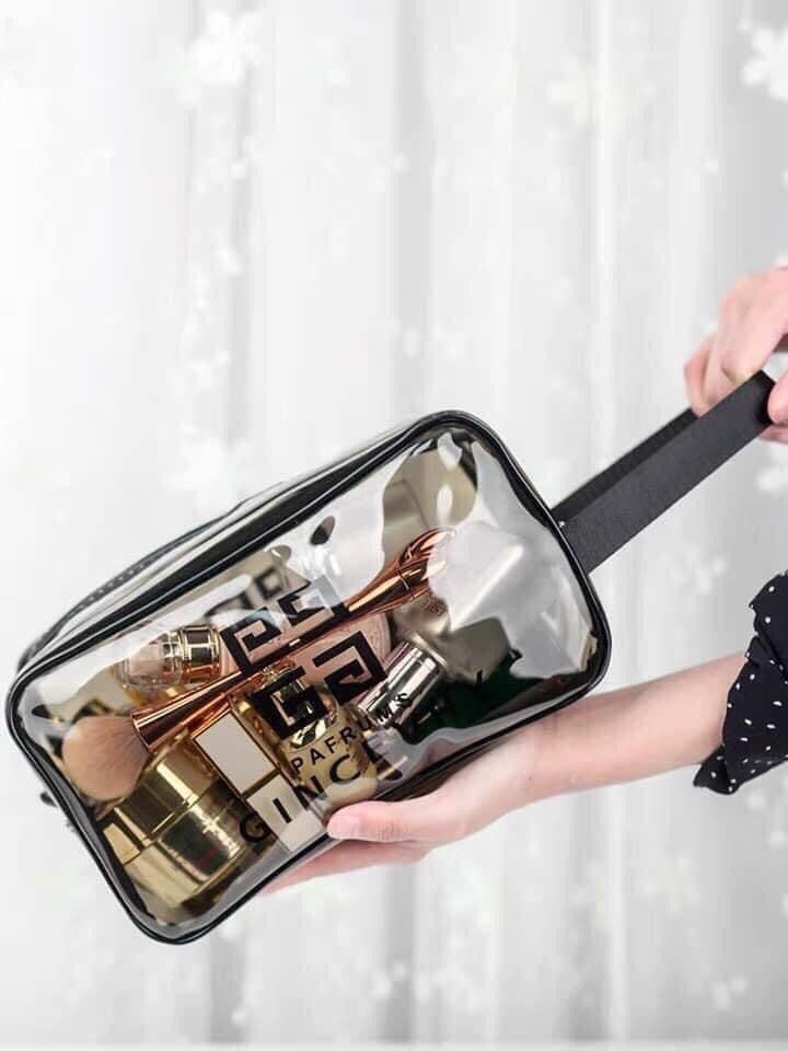 SET 3 TÚI NHỰA TRONG SUỐT CAO CẤP ĐỦ CỠ TIỆN DỤNG ĐỰNG ĐỒ MỸ PHẨM VẬT DỤNG CÁ NHÂN CHỐNG NƯỚC CHỐNG THẤM CHỐNG BÁM BẨN