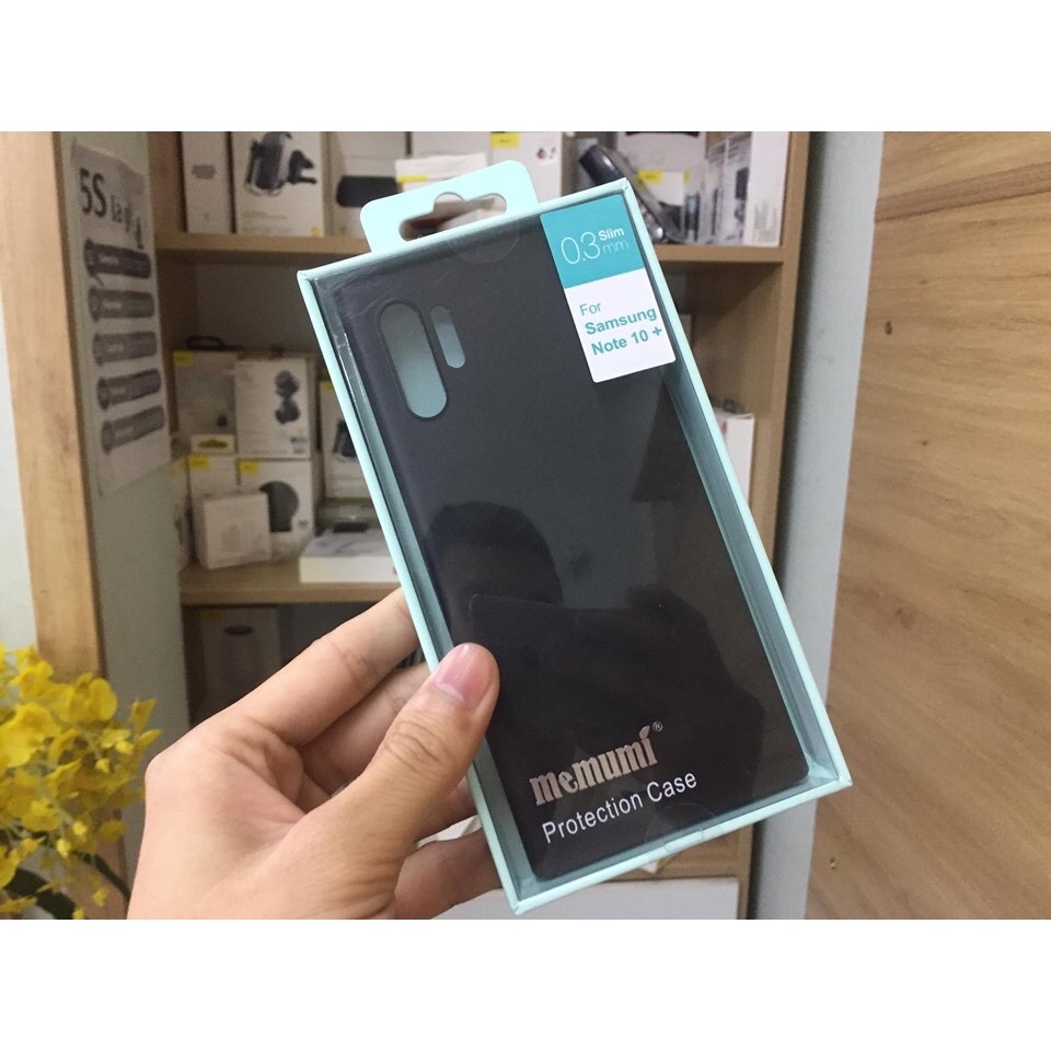 Ốp lưng siêu mỏng samsung note 10 plus chính hãng memumi