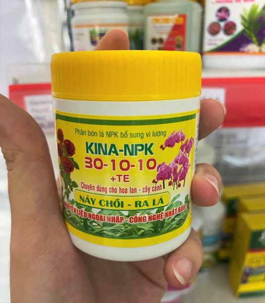 Phân bón lá npk kina 6-30-30+te 90g