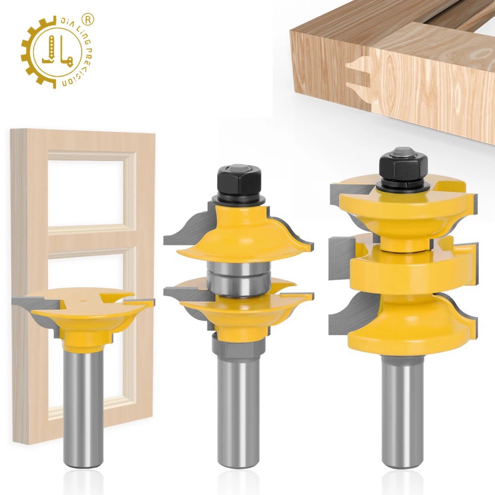 Bộ mũi dao phay ghép mộng cửa cốt 12ly7