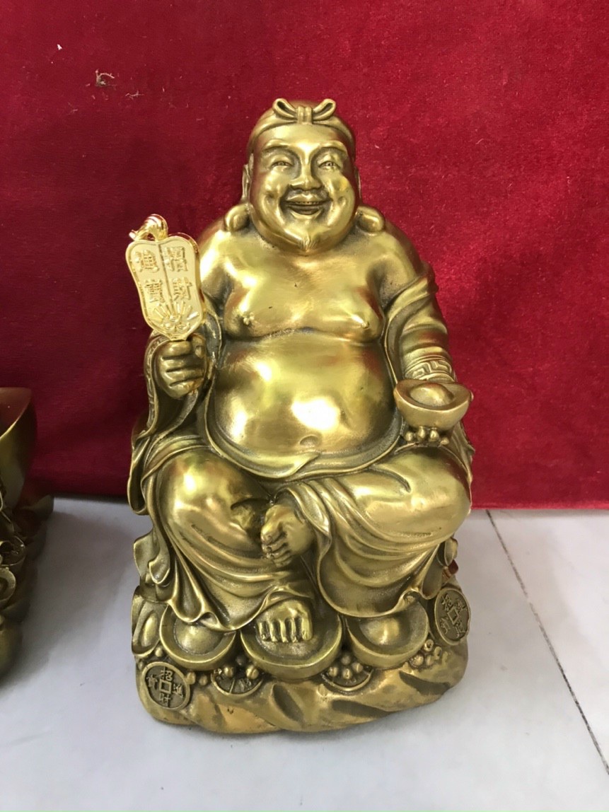 Tượng thần tài thổ địa bằng đồng